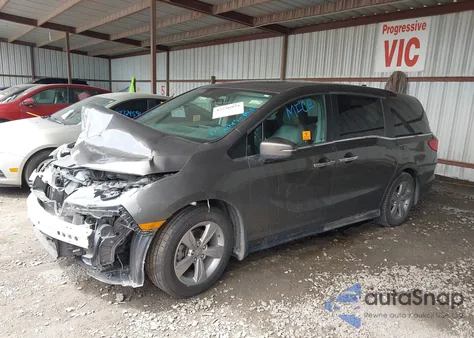 2020 Honda Odyssey Ex-L/Ex-L W/Navi Res z USA, uszkodzony, nr VIN 5FNRL6H72LB059446